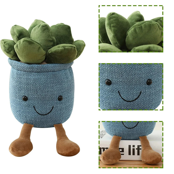 Stornfield | Adorable Succulent Plush Cushion: Soft and Cuddly Plant Decoration