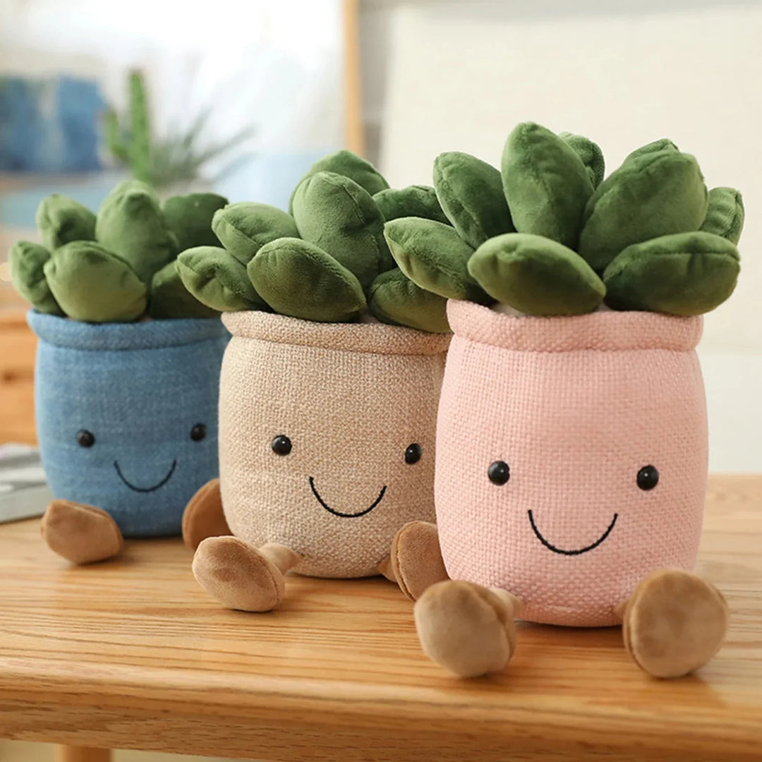 Stornfield | Adorable Succulent Plush Cushion: Soft and Cuddly Plant Decoration