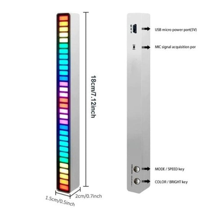 Stornfield | Wireless RGB Sound-Controlled Light Bar