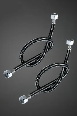 Aqua Twist Duo-Flex Basin Mixer – 360° swiveling two-hole faucet for hot and cold water Stornfield