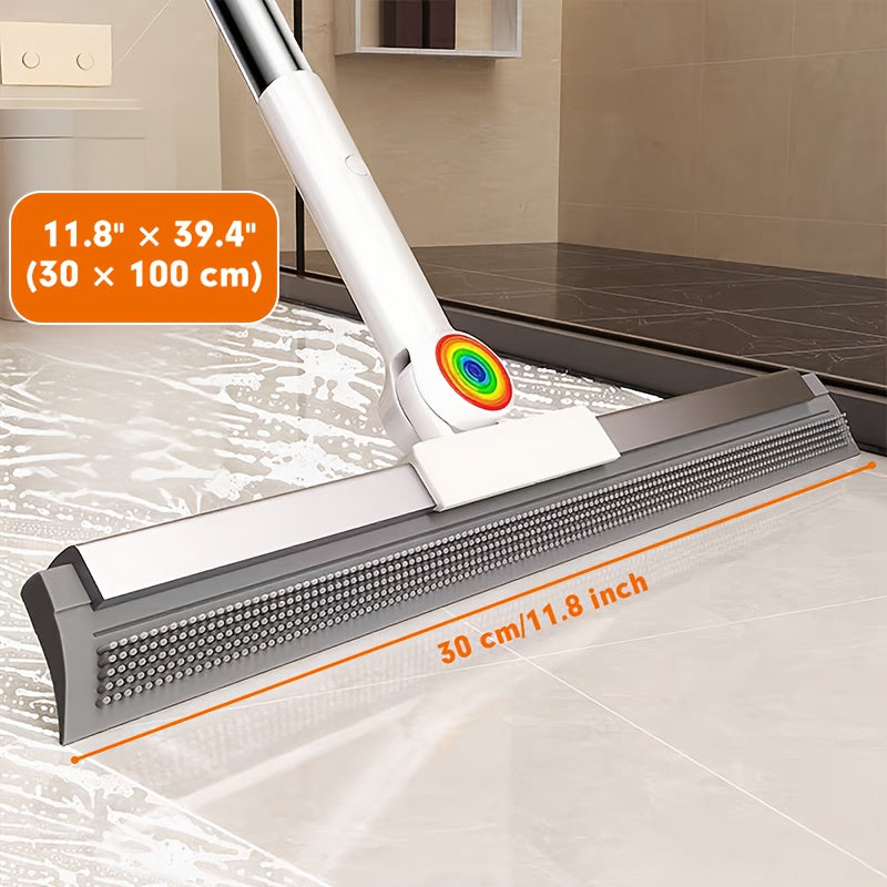 Floor wiper with rubber lip & TPE bristles | Stornfield