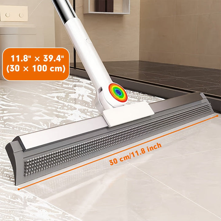 Floor wiper with rubber lip & TPE bristles | Stornfield
