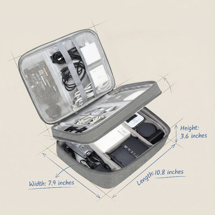 Stornfield Triple Layer Tech Organizer