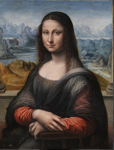 Stornfield | Aesthetic Funny Canvas Print of Mona Lisa