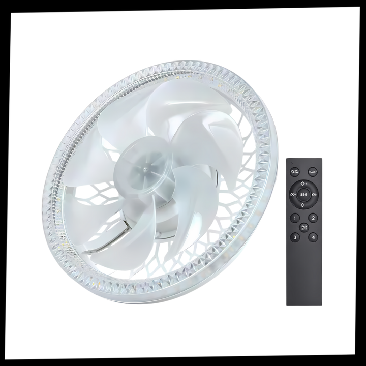 Aesthetic Ceiling Fan With Light And Remote | Stornfield