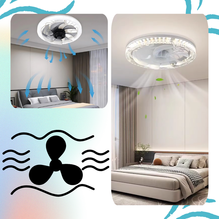 Aesthetic Ceiling Fan With Light And Remote | Stornfield
