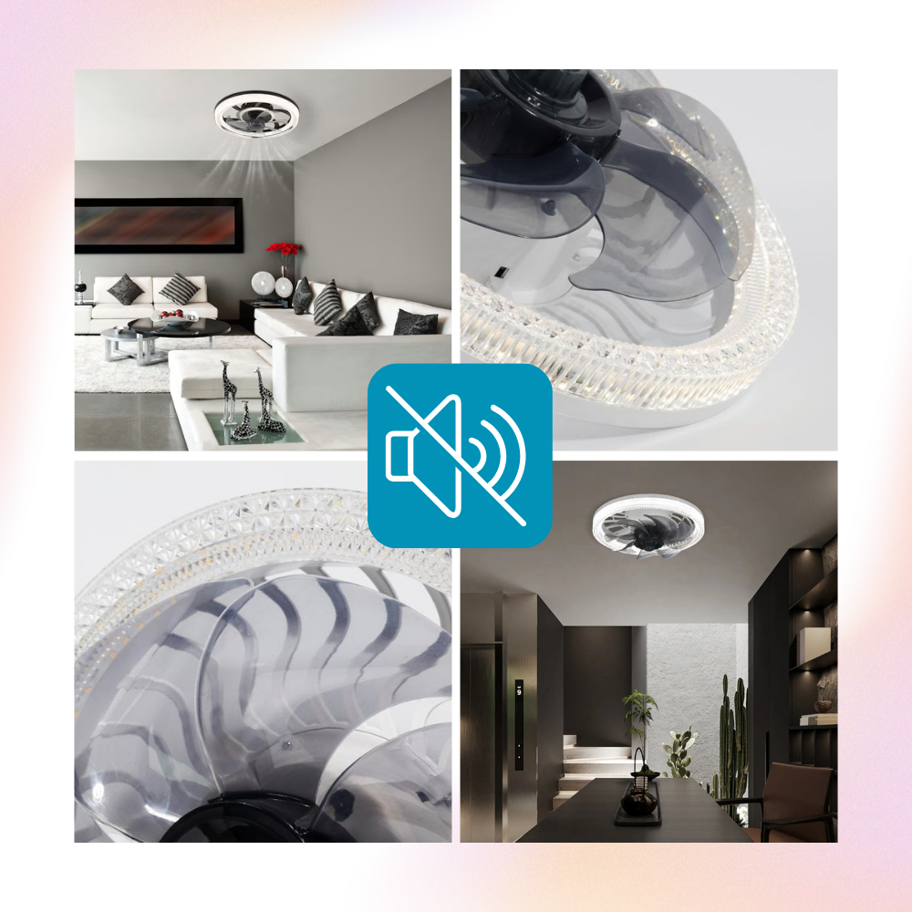 Aesthetic Ceiling Fan With Light And Remote | Stornfield