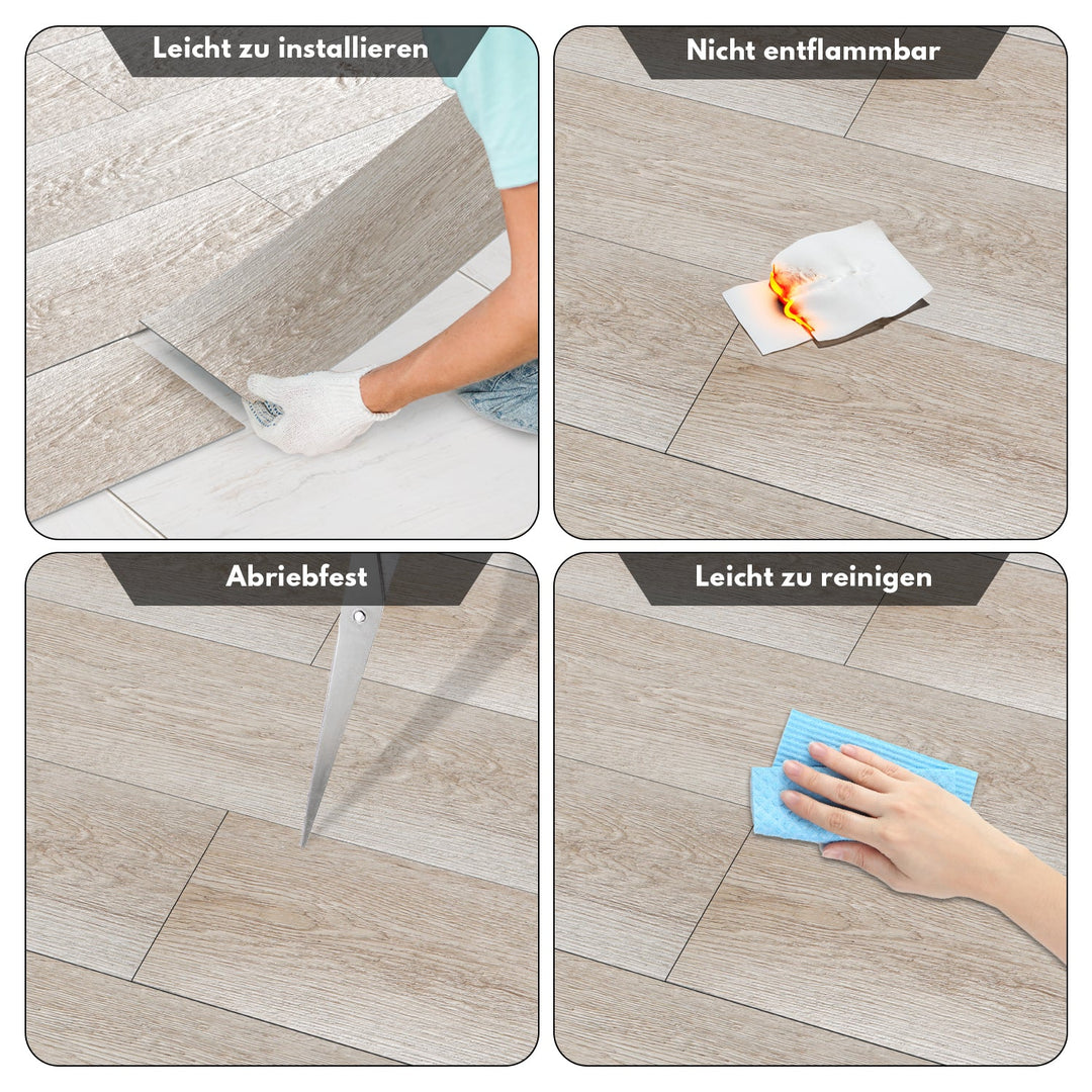 PVC Flooring Self-Adhesive Vinyl Floor 1.5mm Thickness | Stornfield