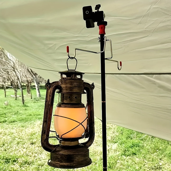 RetroGlow Lantern – Vintage LED Lantern with Flame Light Effect | Stornfield