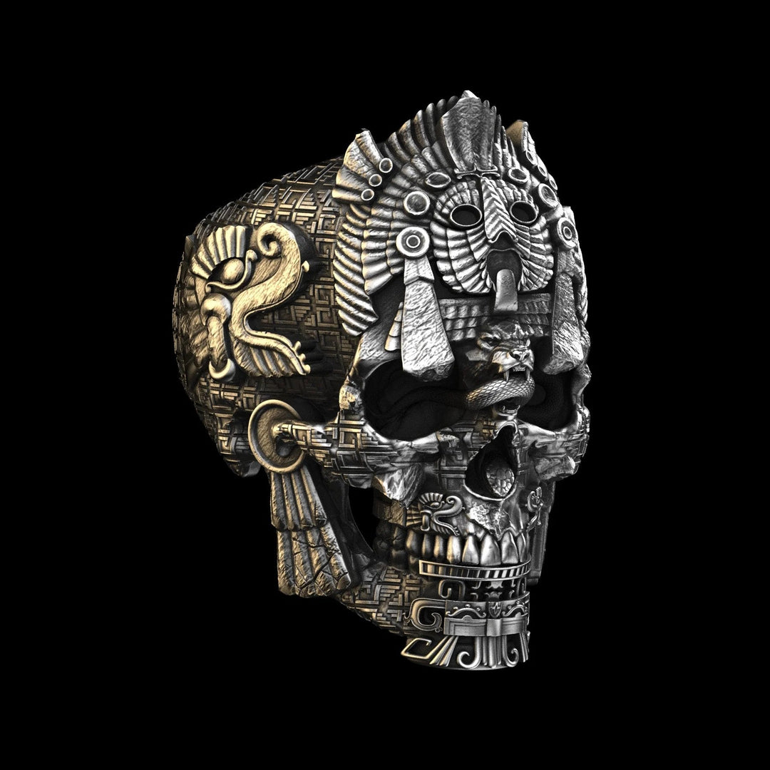 Stornfield | Sterling Silver Black Skull Ring