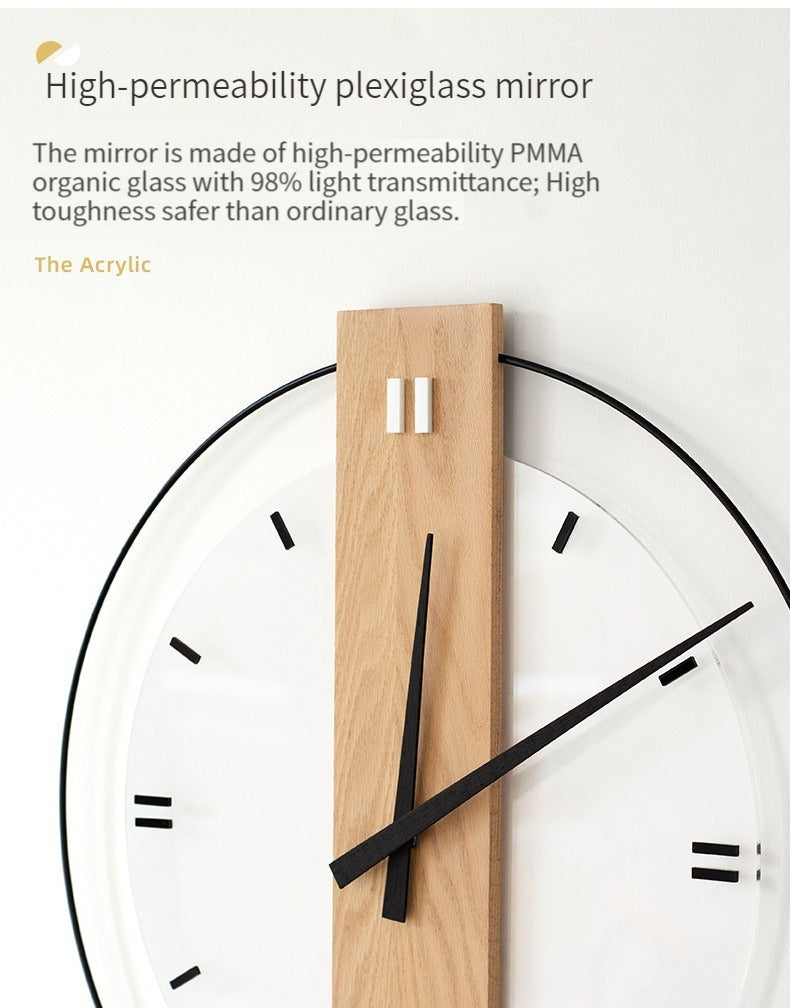 Stornfield | Nordic Solid Wood Wall Clock 40 cm