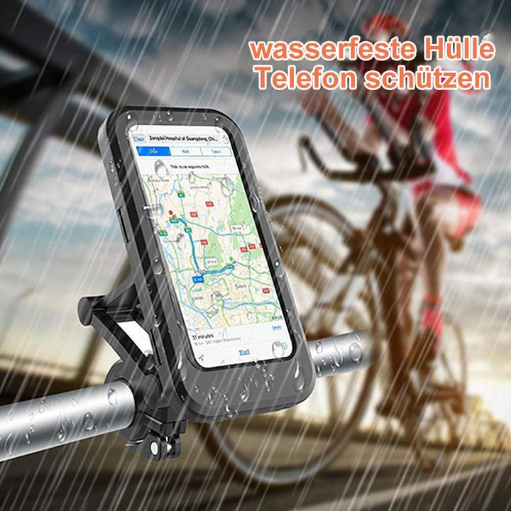 RideCharge Pro – Waterproof Phone Holder with USB and 15W Wireless Charging for Bicycle and E-Bike | Stornfield