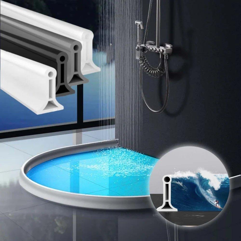 FlexiSeal Shower Edge — No more wet floors and frustration in the bathroom, stay dry – completely without installation stress! | Stornfield