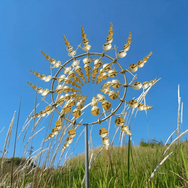 MagicWind kinetic windmill made of metal | Stornfield