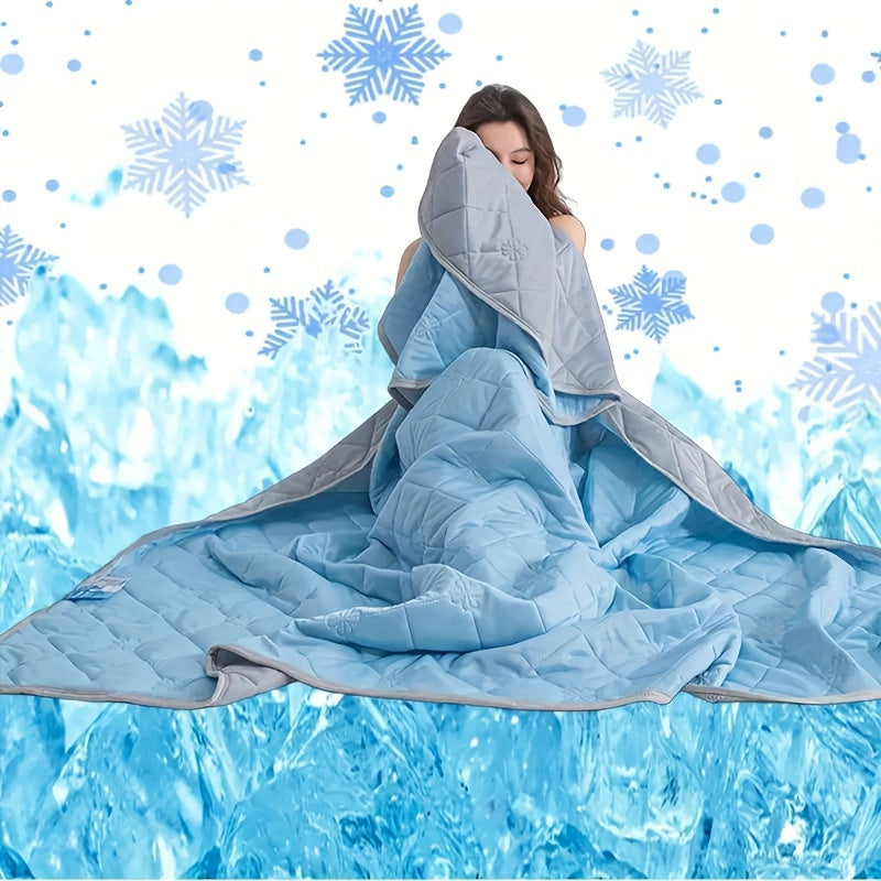 Ultra-Soft Summer Cooling Blanket: Lightweight, Breathable & Skin-Friendly for Hot Sleepers, Solid Color, Easy Care Washable Cooling Blanket | Stornfield