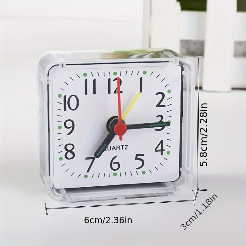 Simple White Square Alarm Clock | Stornfield