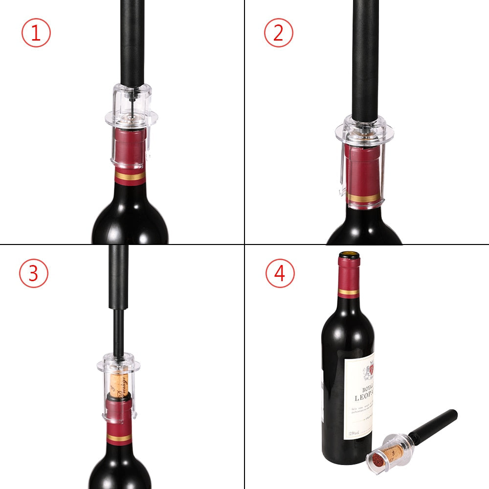 Air Pump Bottle Opener Air Pressure Vacuum Stopper Beer Lid Opener | Stornfield