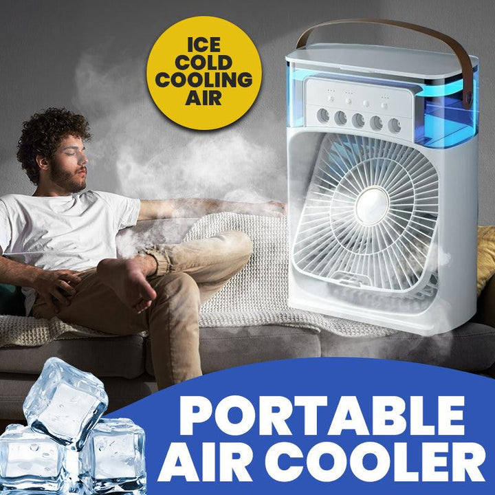 Water Air Cooler Fan - 3 in 1 Ice Cold Cooling Air Conditioner Humidifier Portable Mini Air Cooler Fan | Stornfield