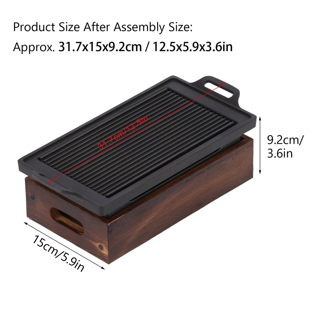 Aluminum Multifunctional Smokeless Tray Non Stick BBQ Plate Grill Pan | Stornfield