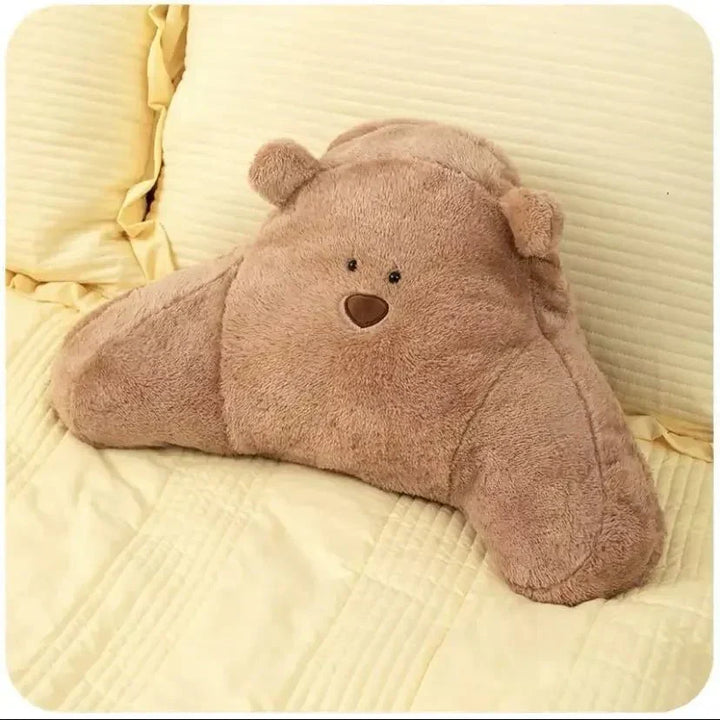 Teddy Shape Soft Office Seat Cushion - Plush Cotton Comfort | Stornfield