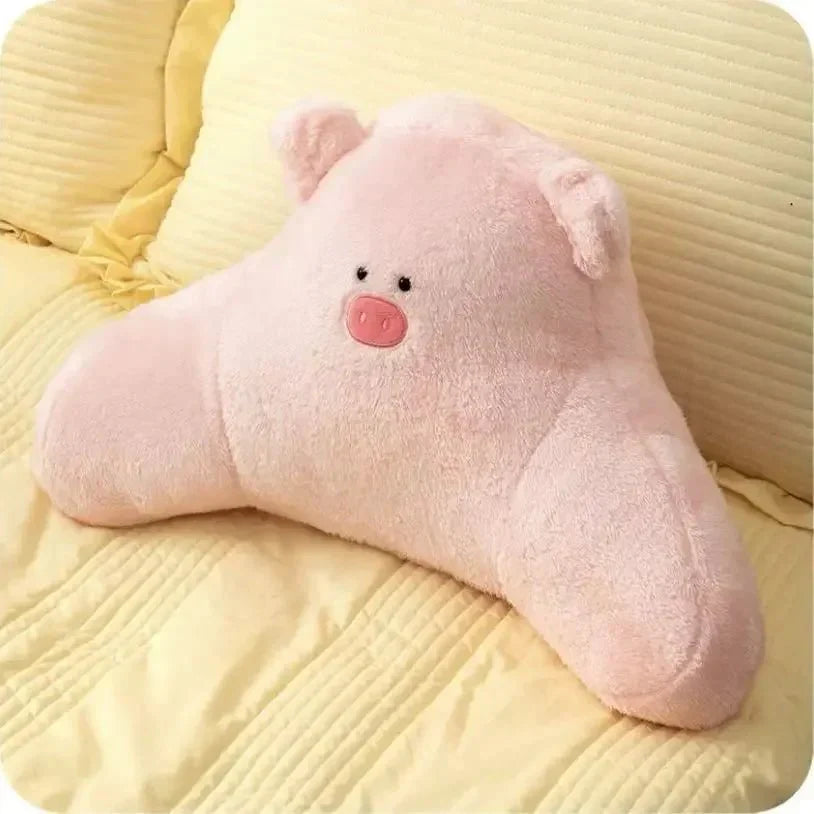 Teddy Shape Soft Office Seat Cushion - Plush Cotton Comfort | Stornfield