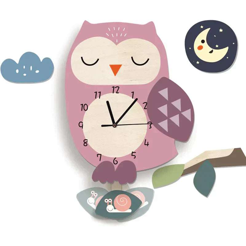 Stornfield | Frendorf – Children's Pendulum Clock with Animal Motifs
