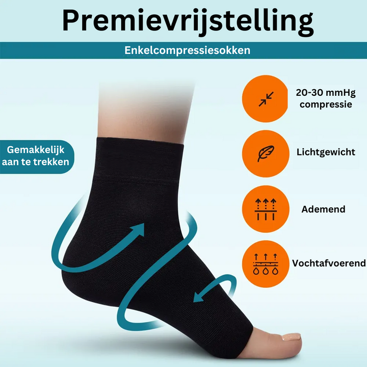 Compression Ankle Socks for Neuropathy - AnkleSupport Pro | Stornfield