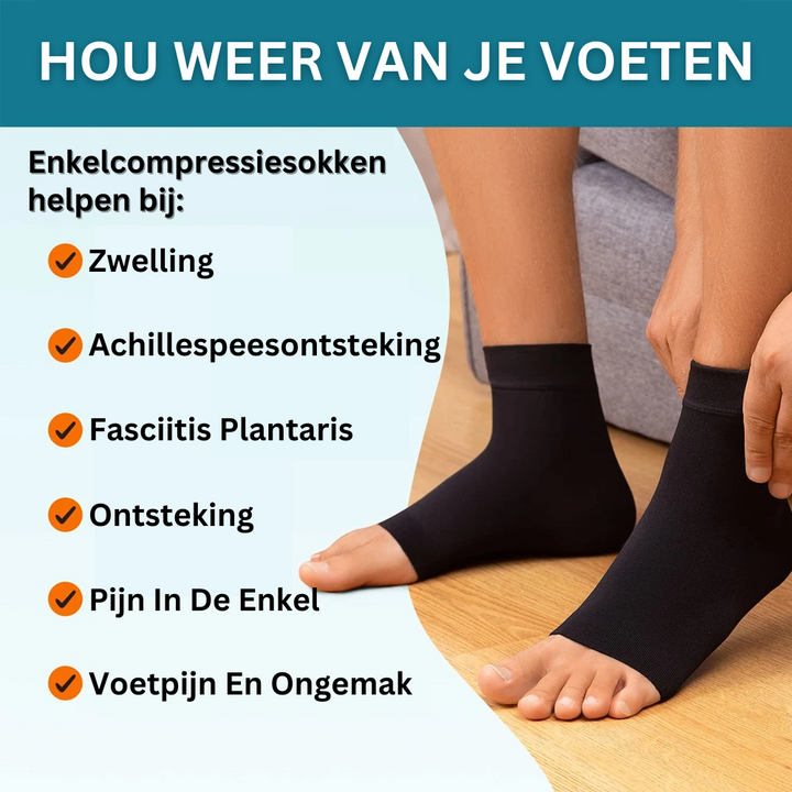 Compression Ankle Socks for Neuropathy - AnkleSupport Pro | Stornfield