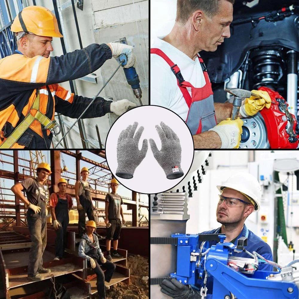 Stornfield | Gants anti-coupure 5 degrés Résistance aux coupures Résistance aux perforations Acier inoxydable