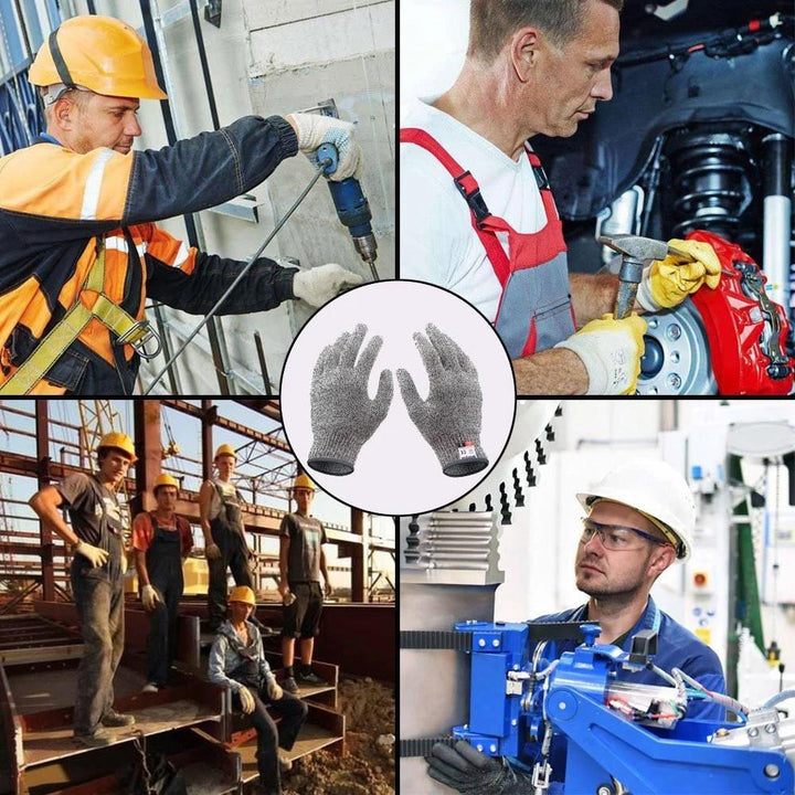 Stornfield | Gants anti-coupure 5 degrés Résistance aux coupures Résistance aux perforations Acier inoxydable