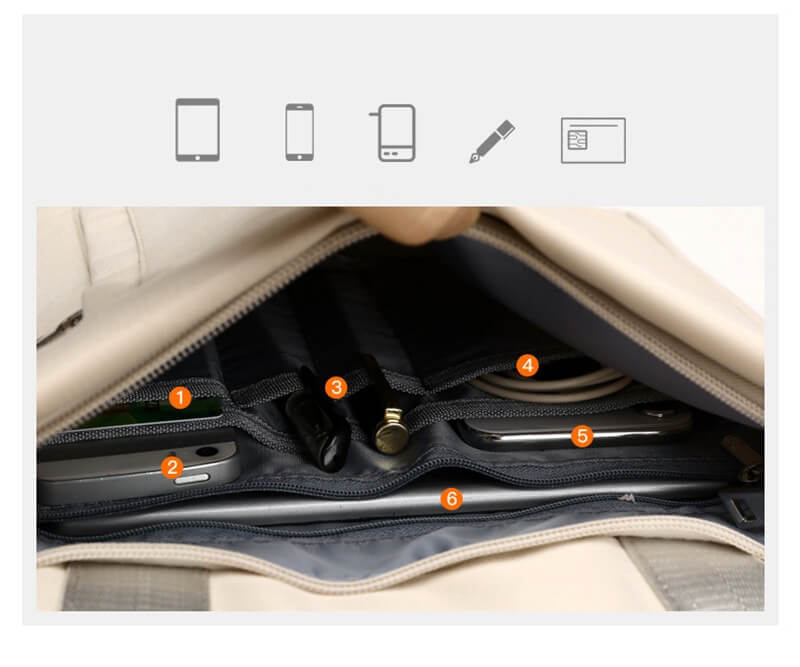 Secure Anti-Theft Backpack with Hidden Zippers and USB Charging | Stornfield