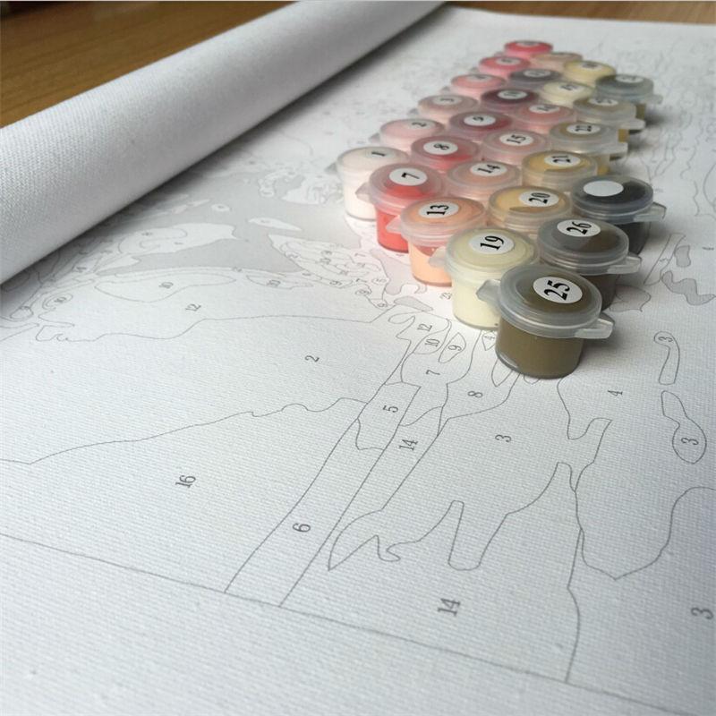 Arabesque Color Splash Raise - Van-Go Paint by Number Kit | Stornfield