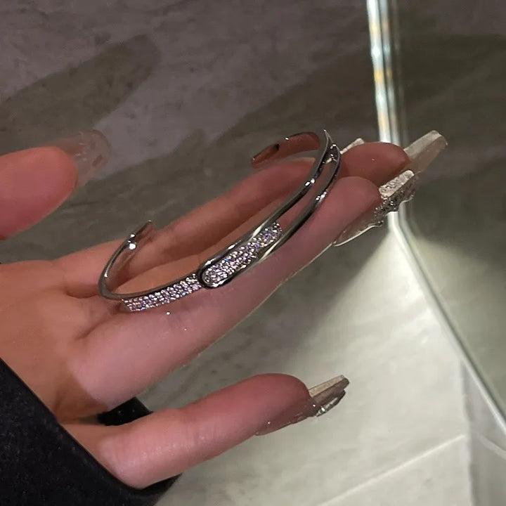 Stornfield | 925 Sterling Silver Open Zirconia Bracelet