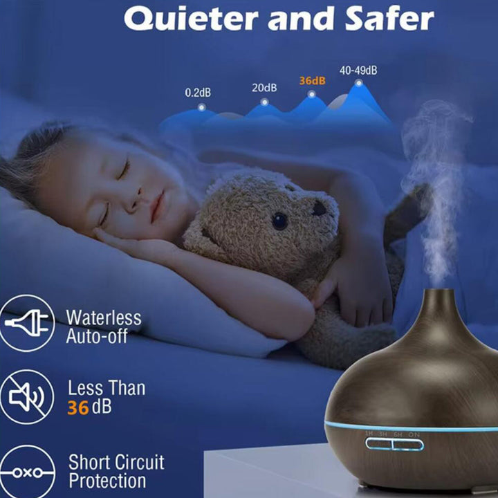 Aroma Diffuser – 500 ml with wood look | Stornfield