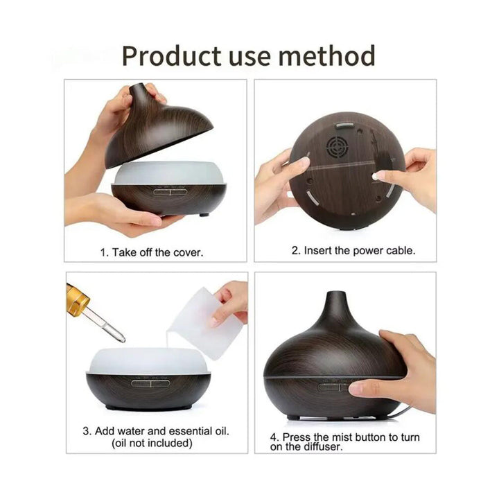 Aroma Diffuser – 500 ml with wood look | Stornfield
