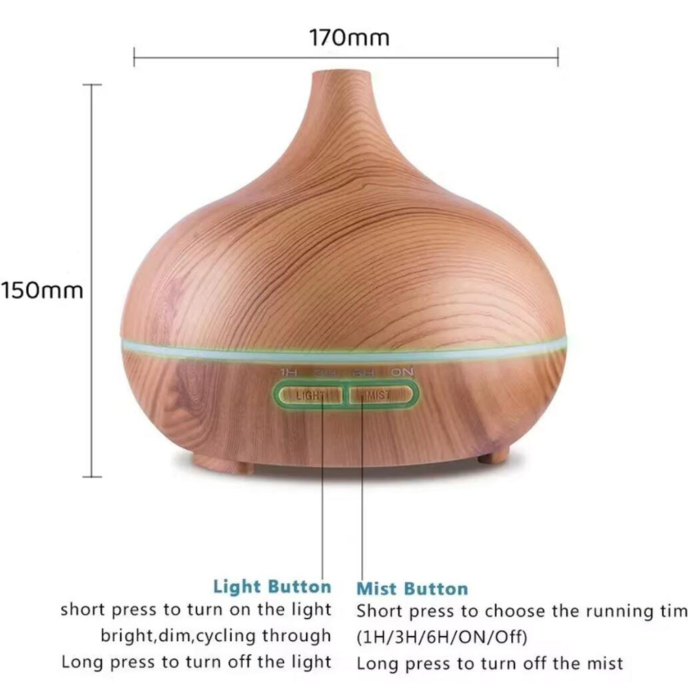 Aroma Diffuser – 500 ml with wood look | Stornfield