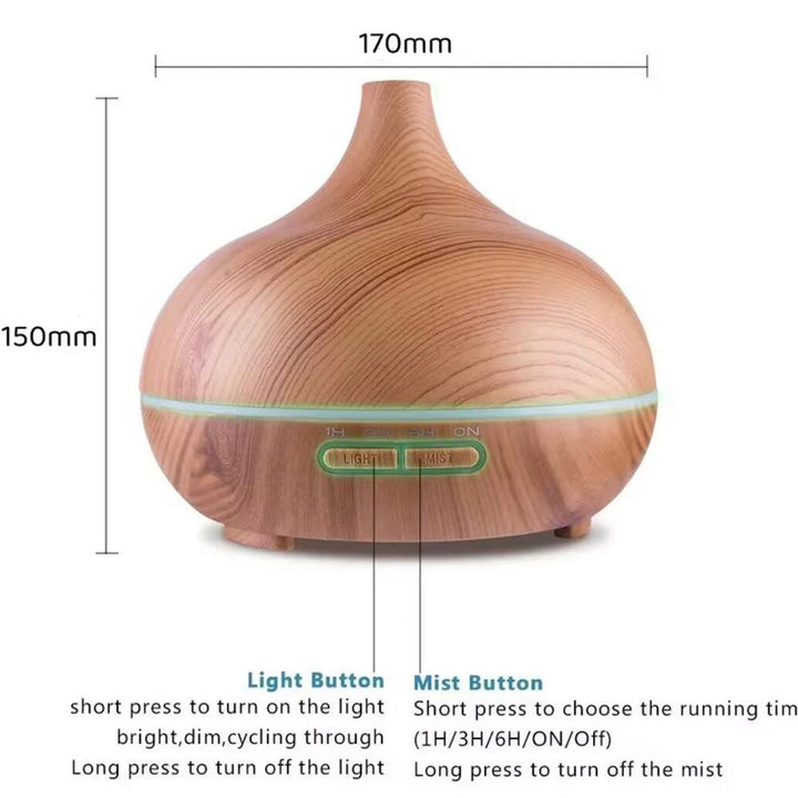 Aroma Diffuser – 500 ml with wood look | Stornfield