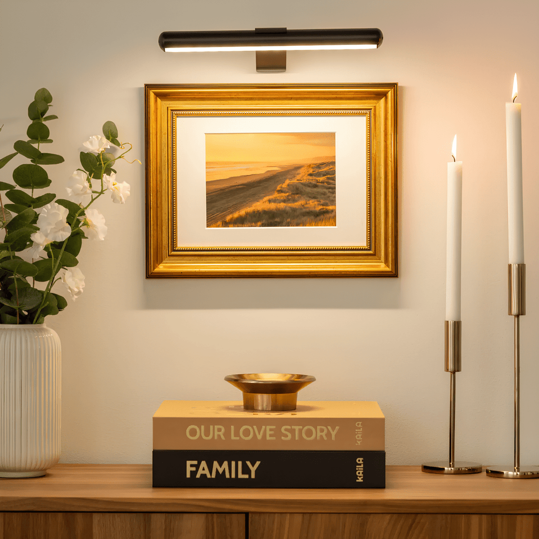 Stornfield | ArtGlow LED Wall Lamp – Wireless Lighting for Art and Decoration
