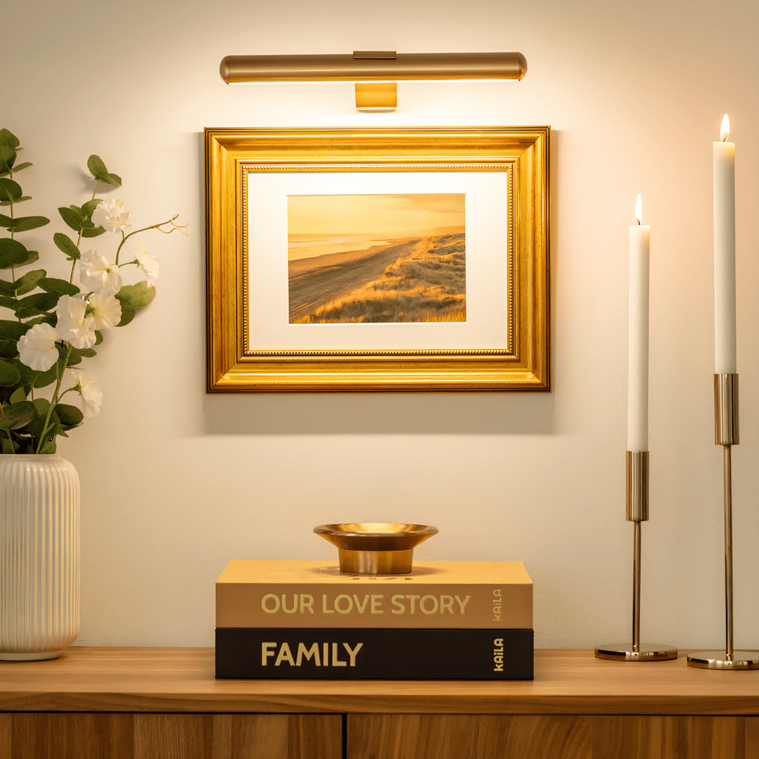 Stornfield | ArtGlow LED Wall Lamp – Wireless Lighting for Art and Decoration