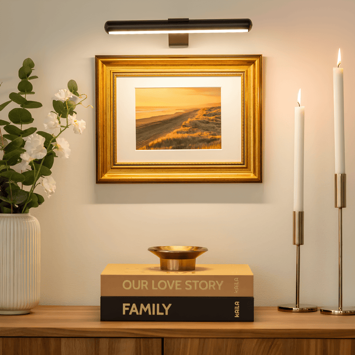 Stornfield | ArtGlow LED Wall Lamp – Wireless Lighting for Art and Decoration