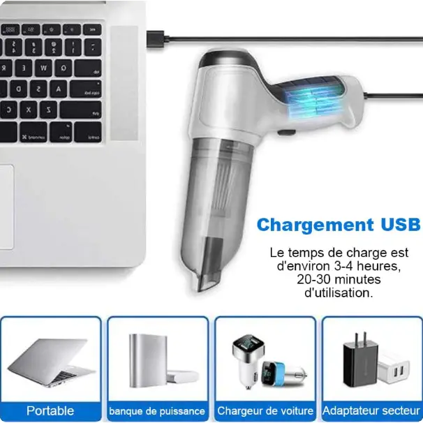 Stornfield | Cordless Handheld Car Vacuum Cleaner - High Suction Power