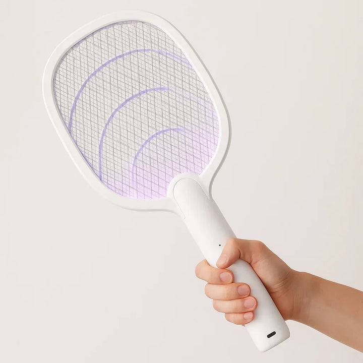 Rechargeable 2-in-1 Electric Fly Swatter and Insect Destroyer – 2500V Without Chemicals | Stornfield