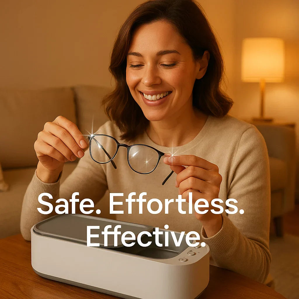 Stornfield | Ultrasonic Cleaning Device | Gentle, Efficient & Versatile for Jewelry, Glasses, Watches, and Dentures