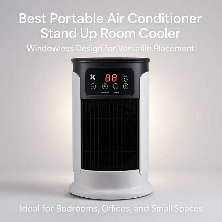Portable Air Conditioner | Windowless, Energy Efficient & Ideal for Home Office and Dormitory Use | Stornfield