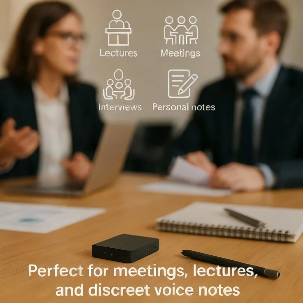 Stornfield | Miniature Voice Recorder – Small, Discreet, and Powerful Audio Capture | Perfect for Stealth Recording and Voice Activation