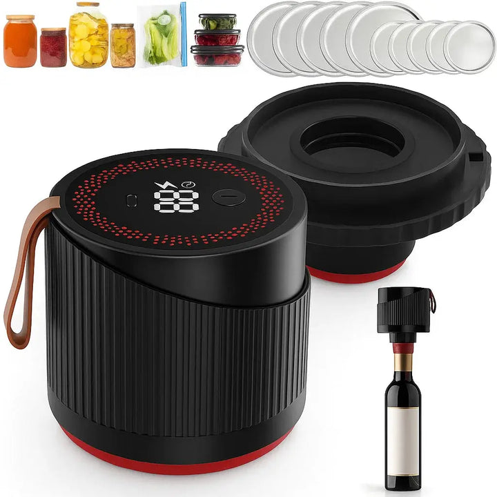 Stornfield | Air-tight lid sealer — Mason jar closure with immediate sealing capability
