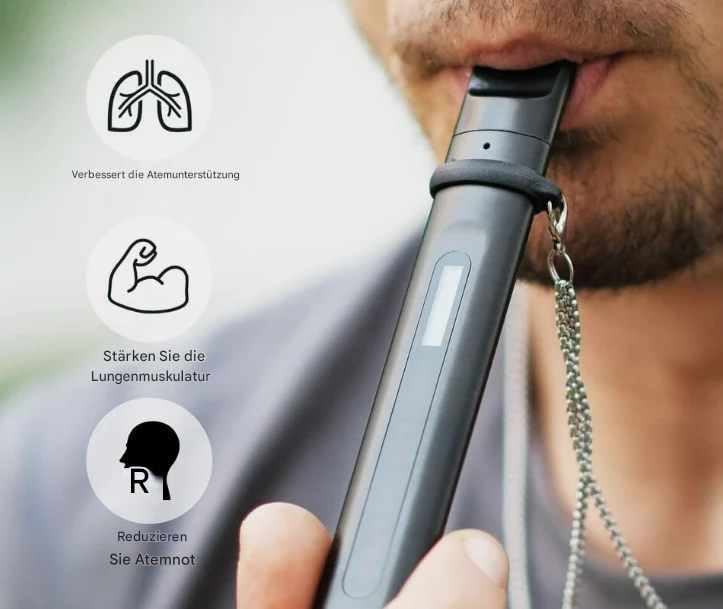 Stornfield | Smart Breathing Trainer for Respiratory Muscle Training - BreathBoost