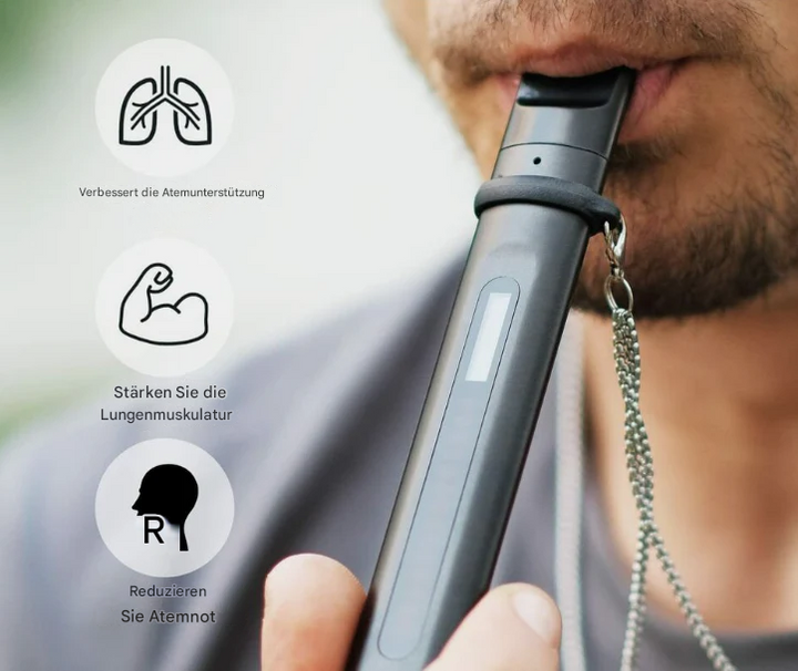 Stornfield | Smart Breathing Trainer for Respiratory Muscle Training - BreathBoost