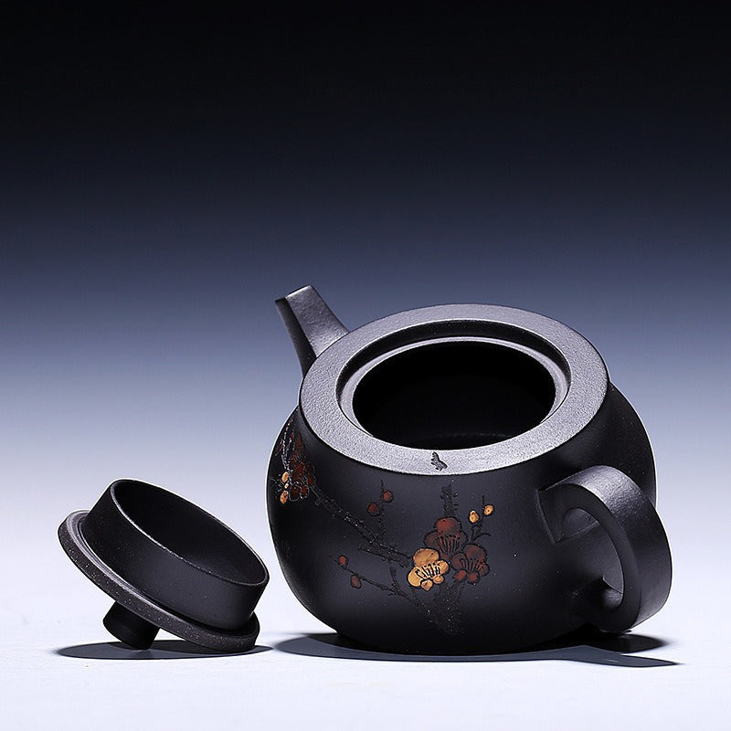 Authentic Teapot Purple Clay Raw Ore Black Mud Handmade Tea Set | Stornfield