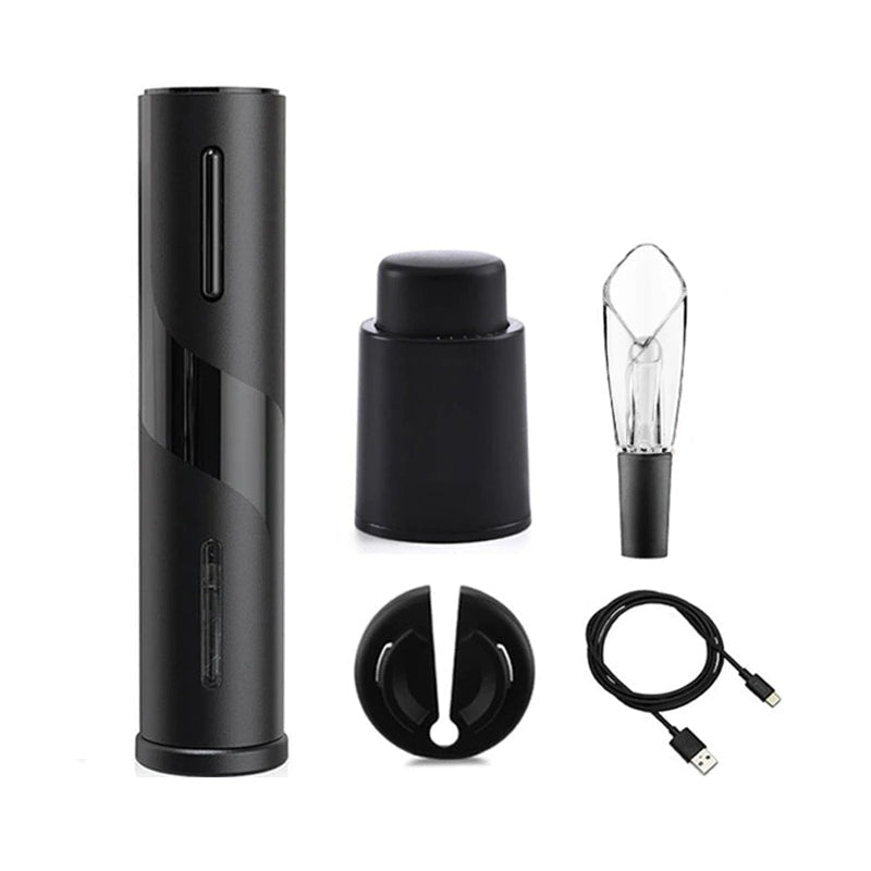 Automatic Bottle Opener for Wine Foil Cutter Electric Wine Jar Opener in Black or Red | Stornfield